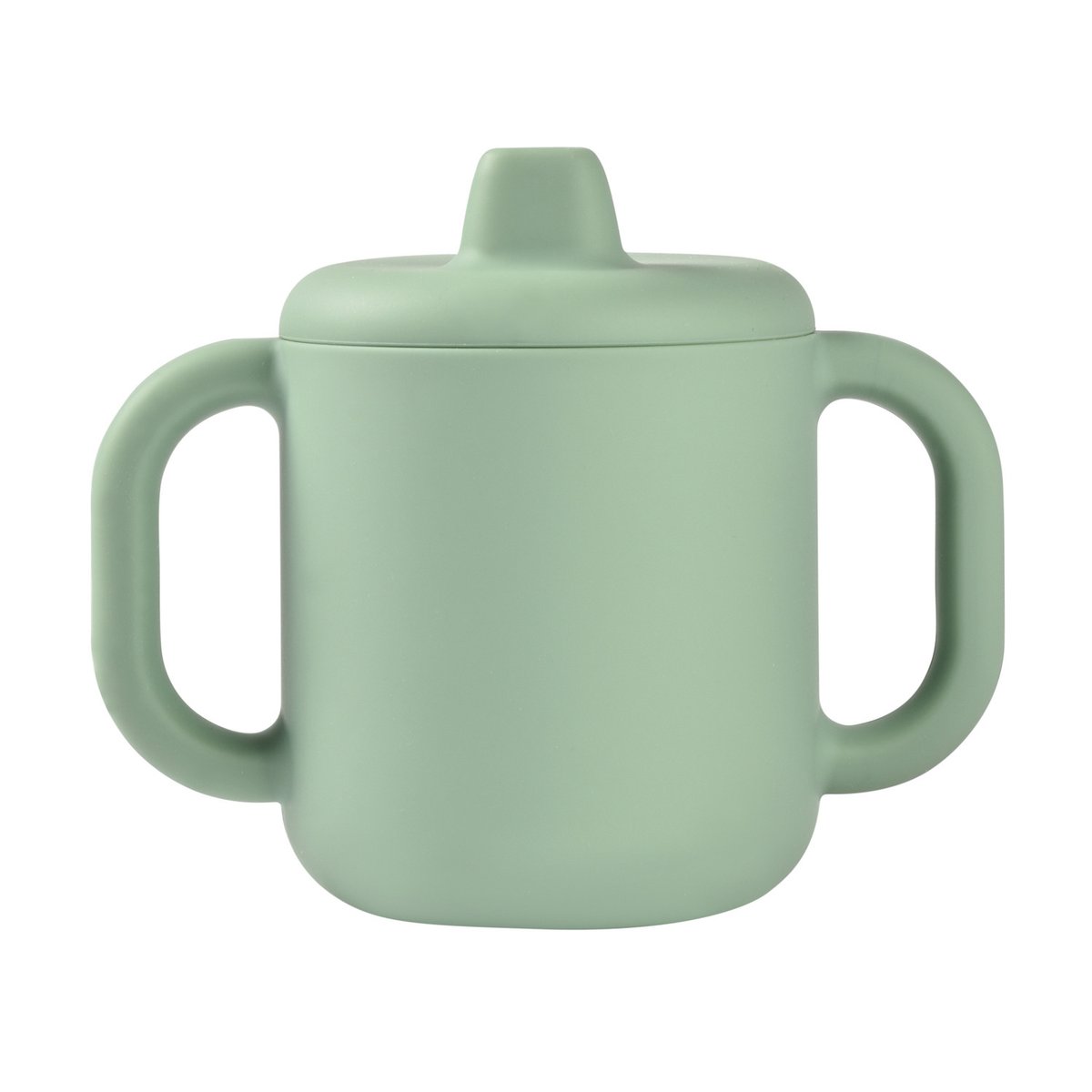 Tasse d'apprentissage en silicone vert sauge, BEABA