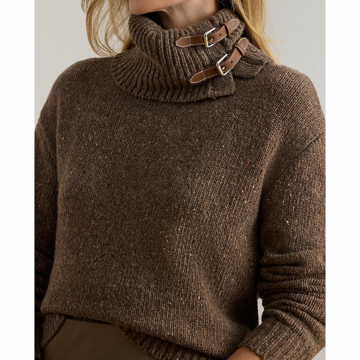 Turtleneck Jumper taupe, LAUREN RALPH LAUREN
