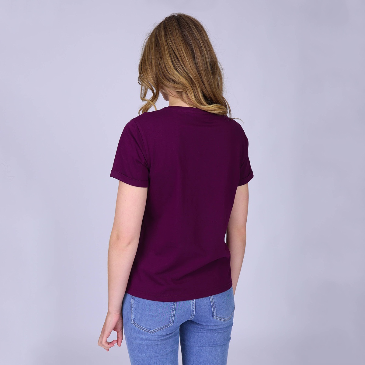 T-shirt Flowers violet, MISE AU GREEN