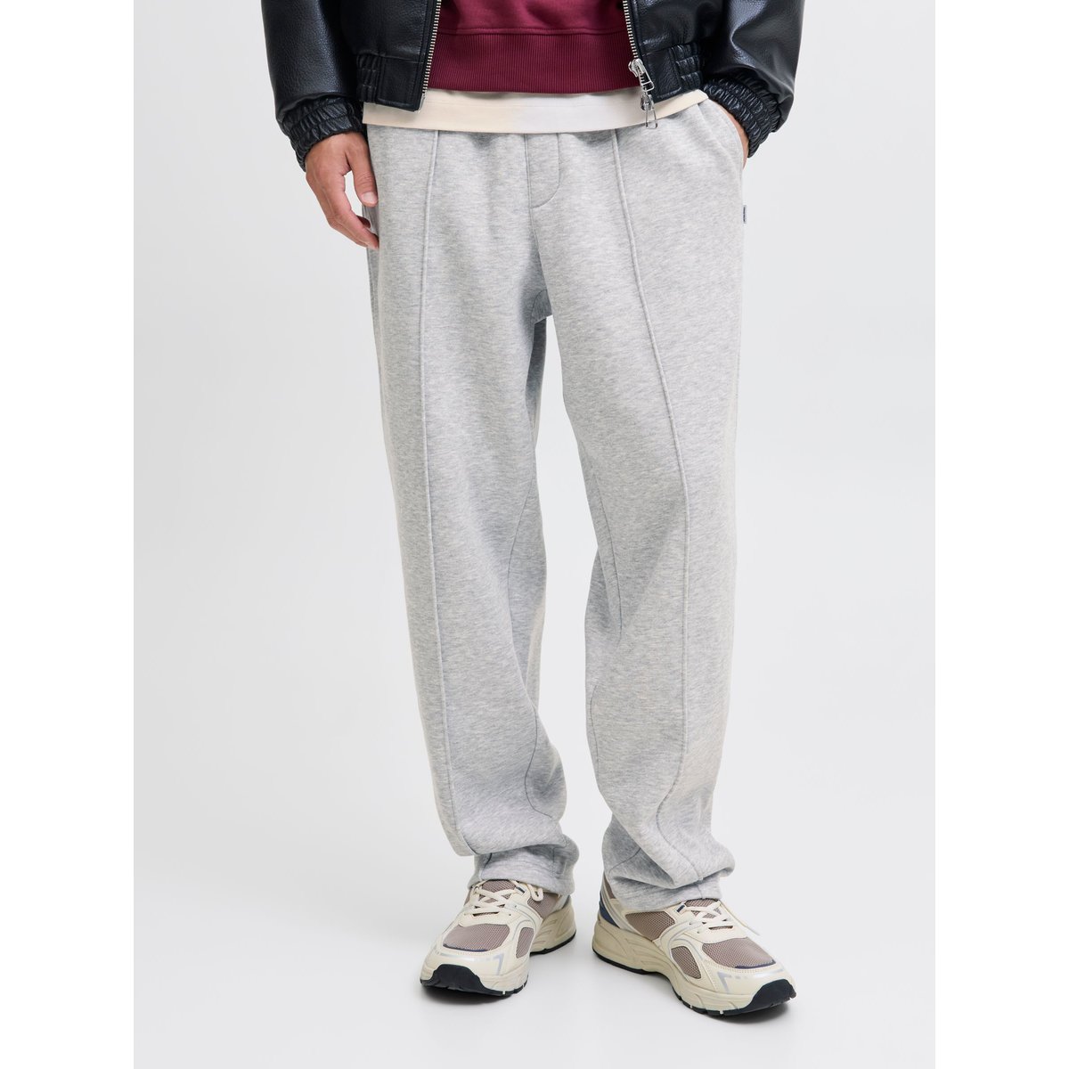 Pantalon De Survêtement grise - light grey melange, JACK & JONES