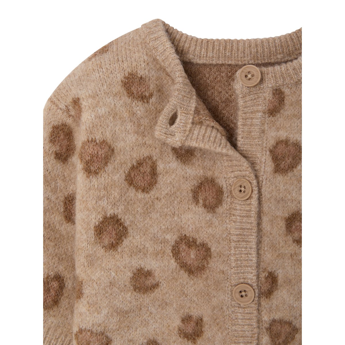 Gilet boutonné beige chiné, VERTBAUDET