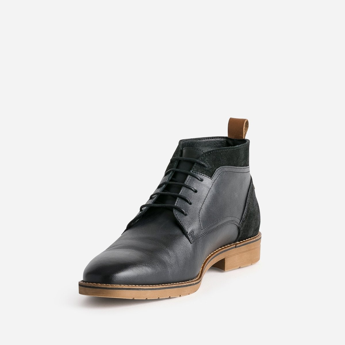 Boots en cuir BIROL noir, ERAM