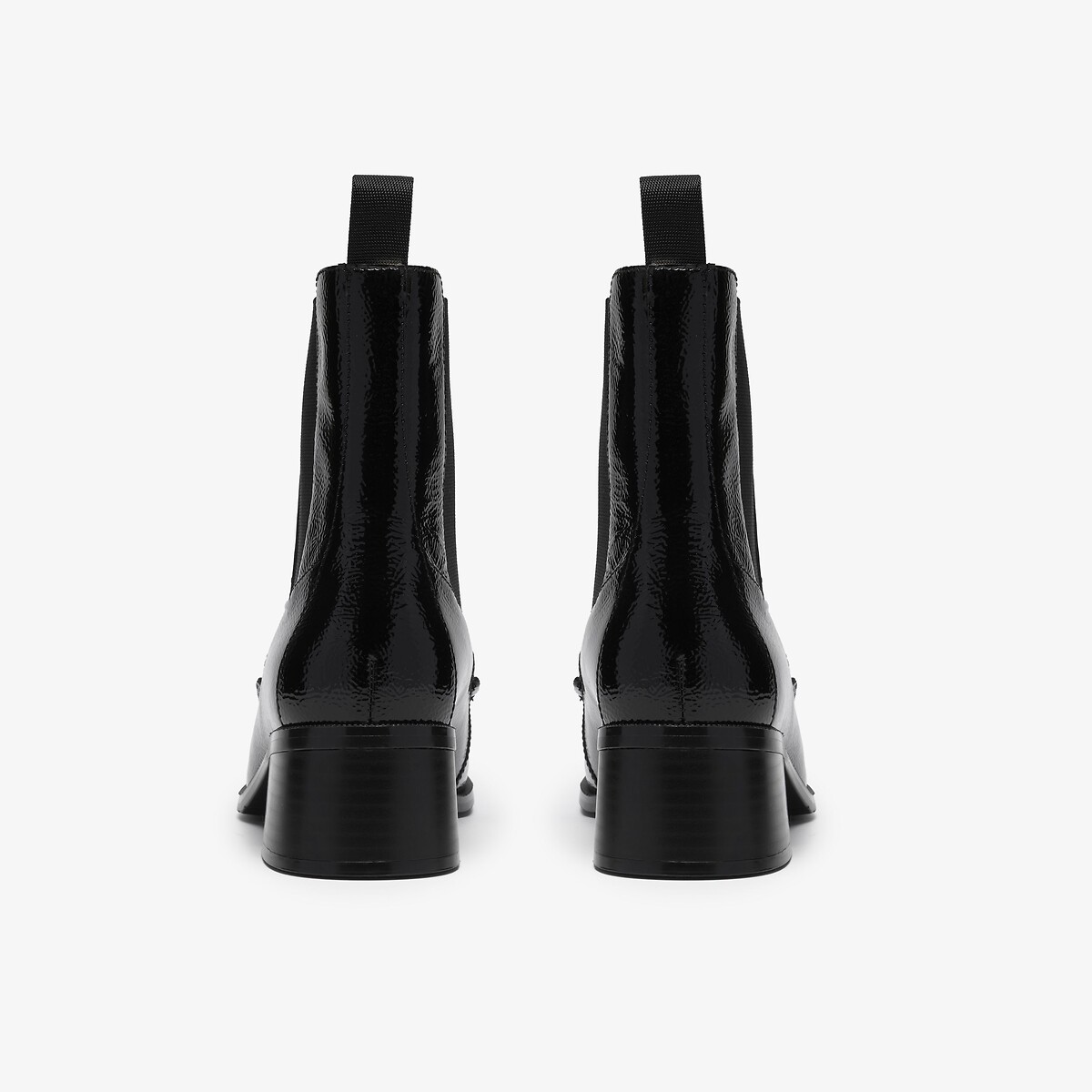 Moseley Up Low Heel Patent Leather Chelsea Boots black patent, CLARKS