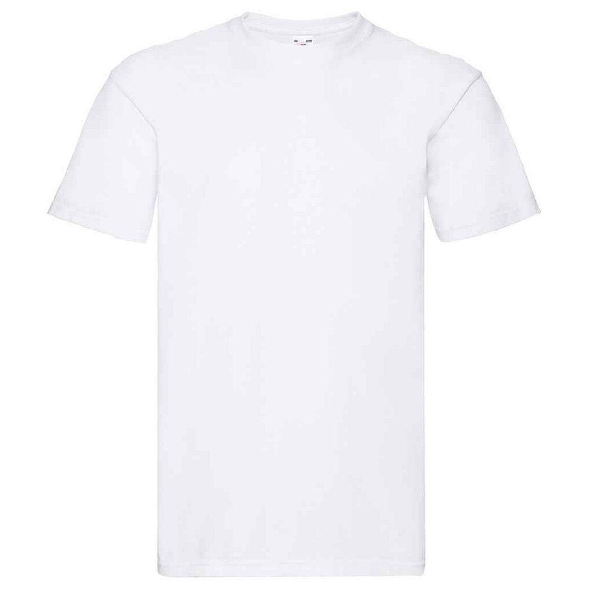 T-shirt SUPER PREMIUM blanc, FRUIT OF THE LOOM