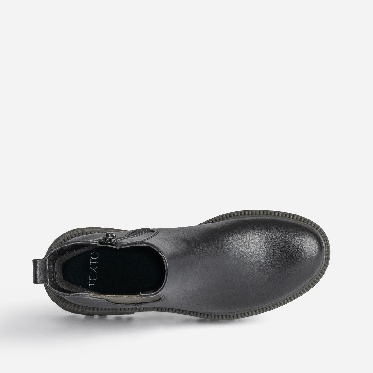 Boots ALIENOR noir/kaki, TEXTO