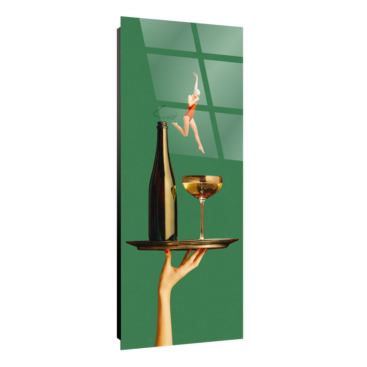 Tableau Sur Verre Synthétique Cocktail Rétro COCKTAIL tableau en verre synthétique, CEANOTHE