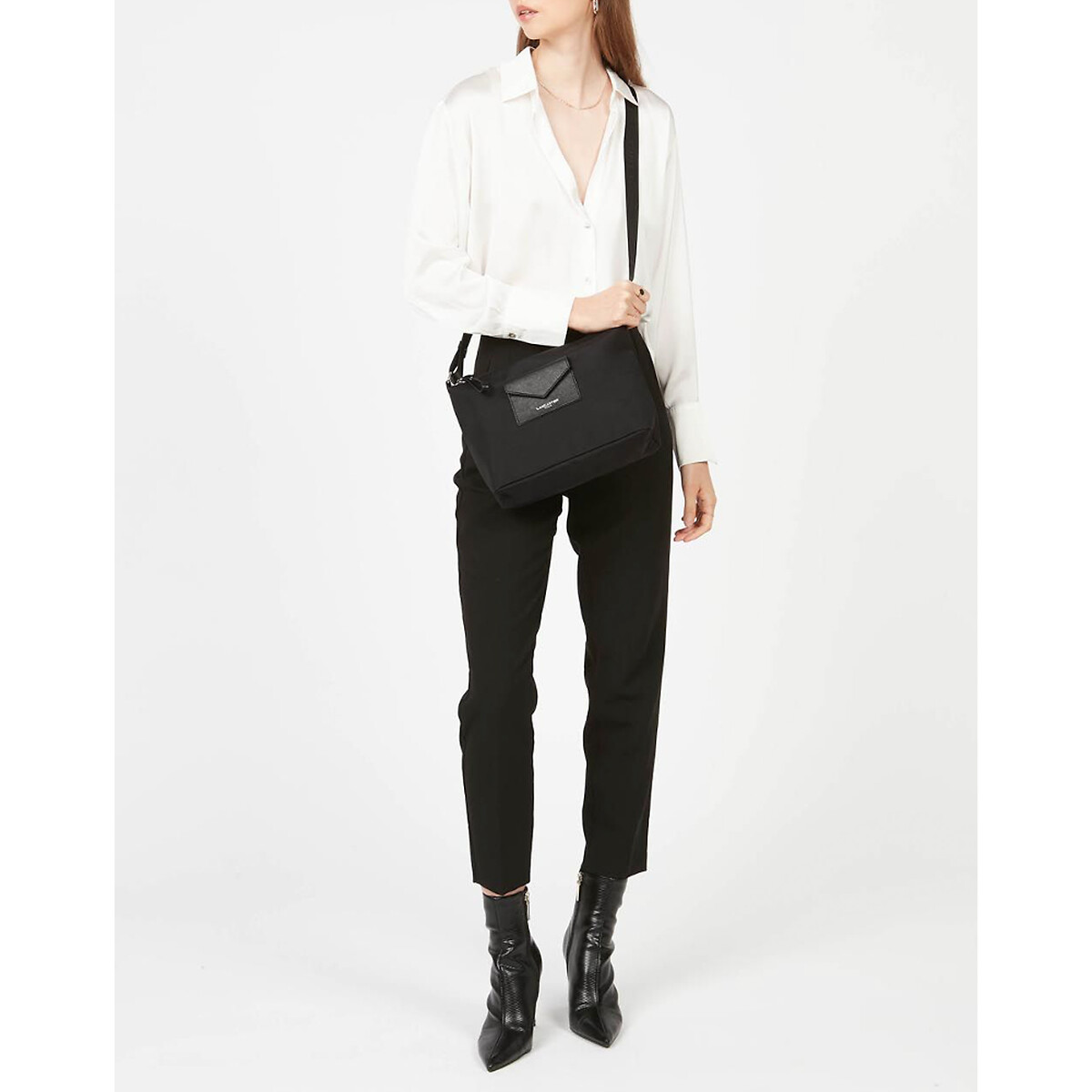 Sac besace à bandoulière Smart Kba noir, LANCASTER