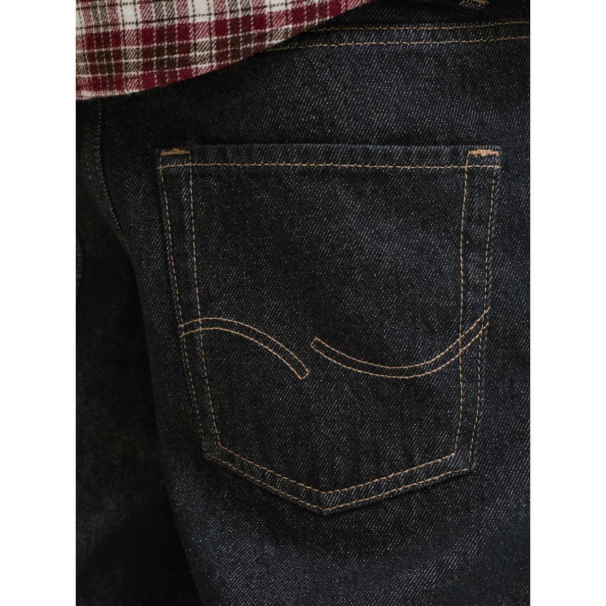 Jean Baggy Fit black denim 1, JACK & JONES JUNIOR