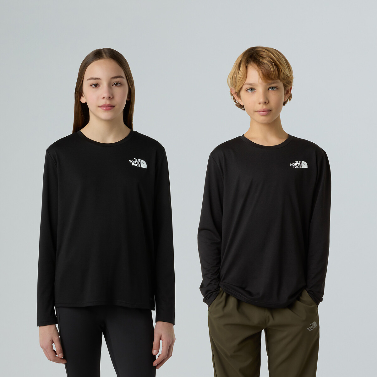 T-shirt manches longues noir, THE NORTH FACE