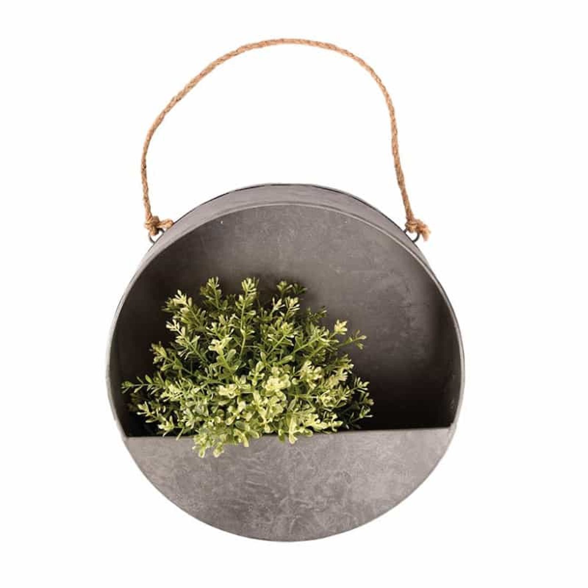 Jardinière murale Zinc 30 cm couleur unique, ESSCHERT DESIGN