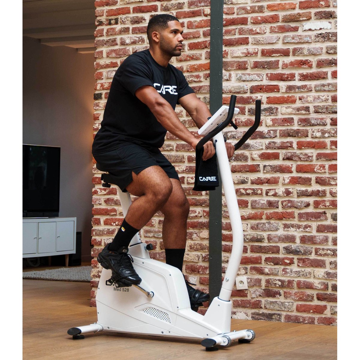 Vélo d'appartement - Med-528-3 blanc, CARE FITNESS