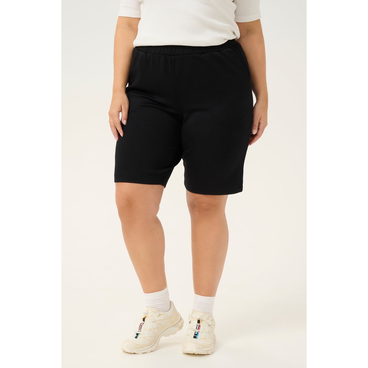 Shorts casual noir black deep, KAFFE CURVE
