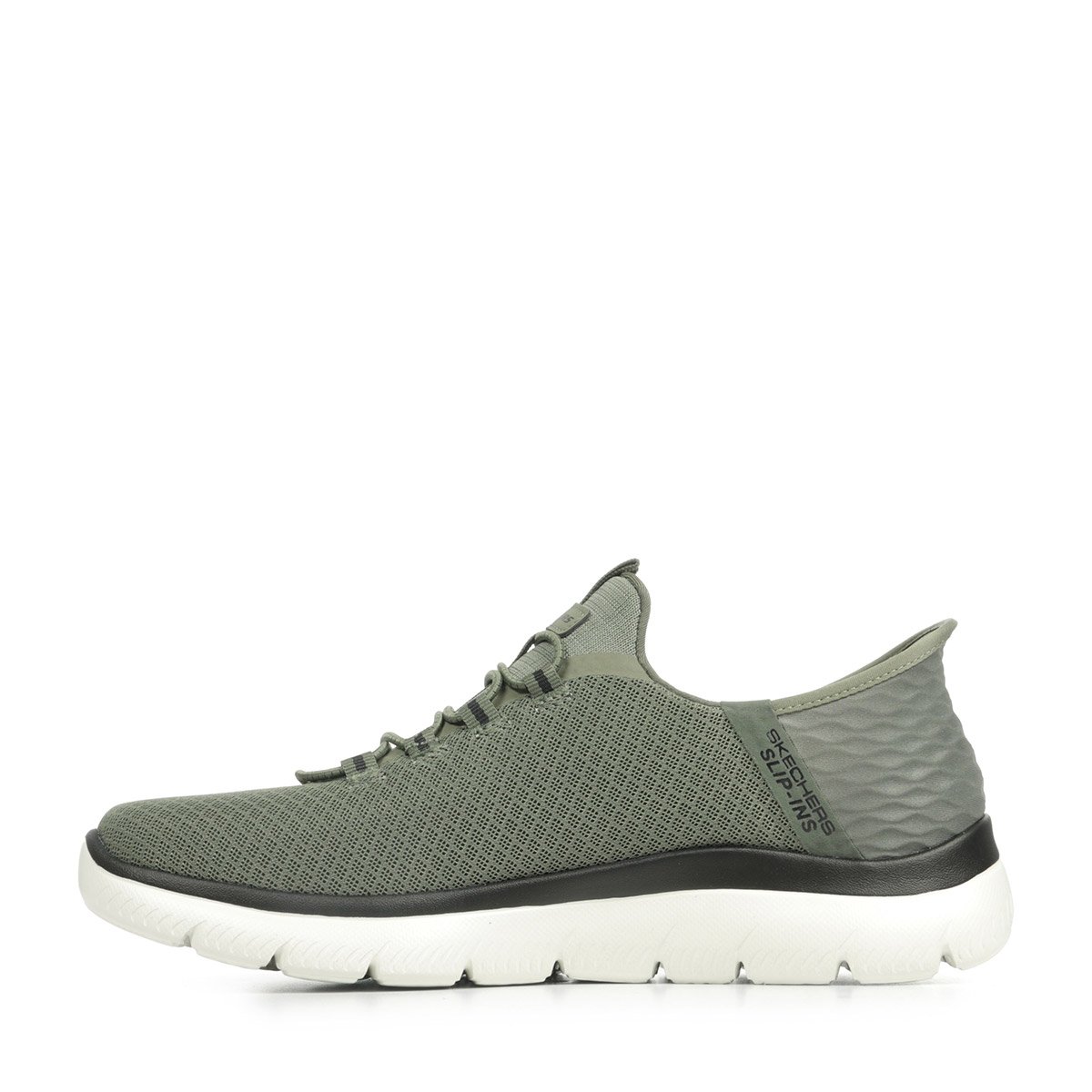Baskets Summits High Range Slip Ins olive black, SKECHERS