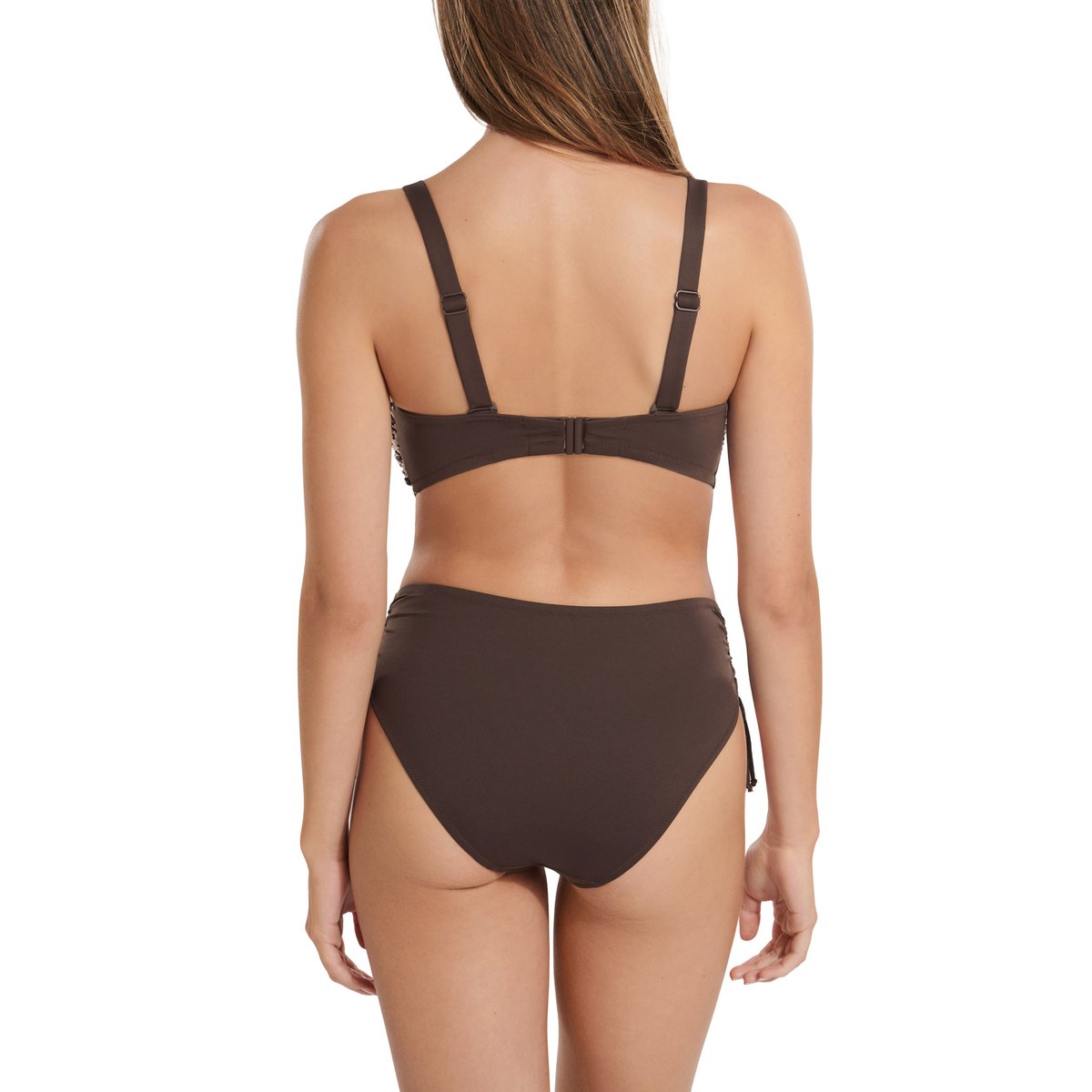 Haut maillot de bain préformé Veracruz F à G marron, LISCA