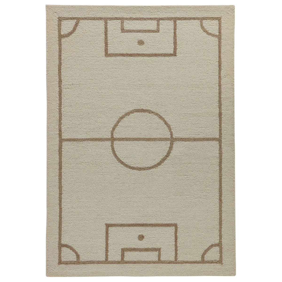 Tapis pour enfants en laine de football - NATUR KIDS natural multi, THEKO