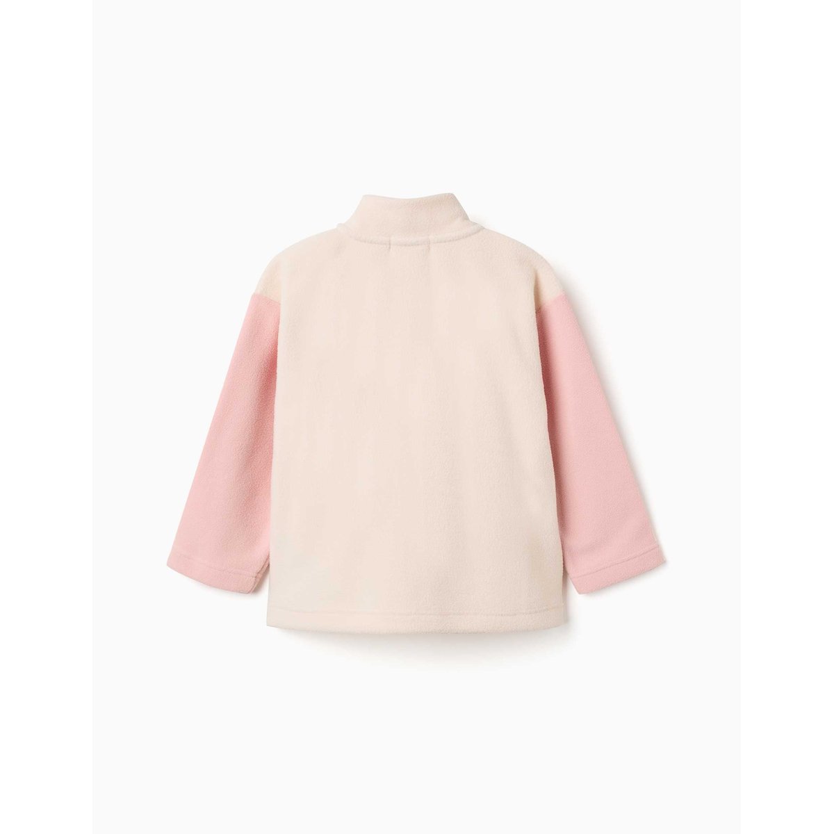 Veste en polaire à col montant beige clair, ZIPPY