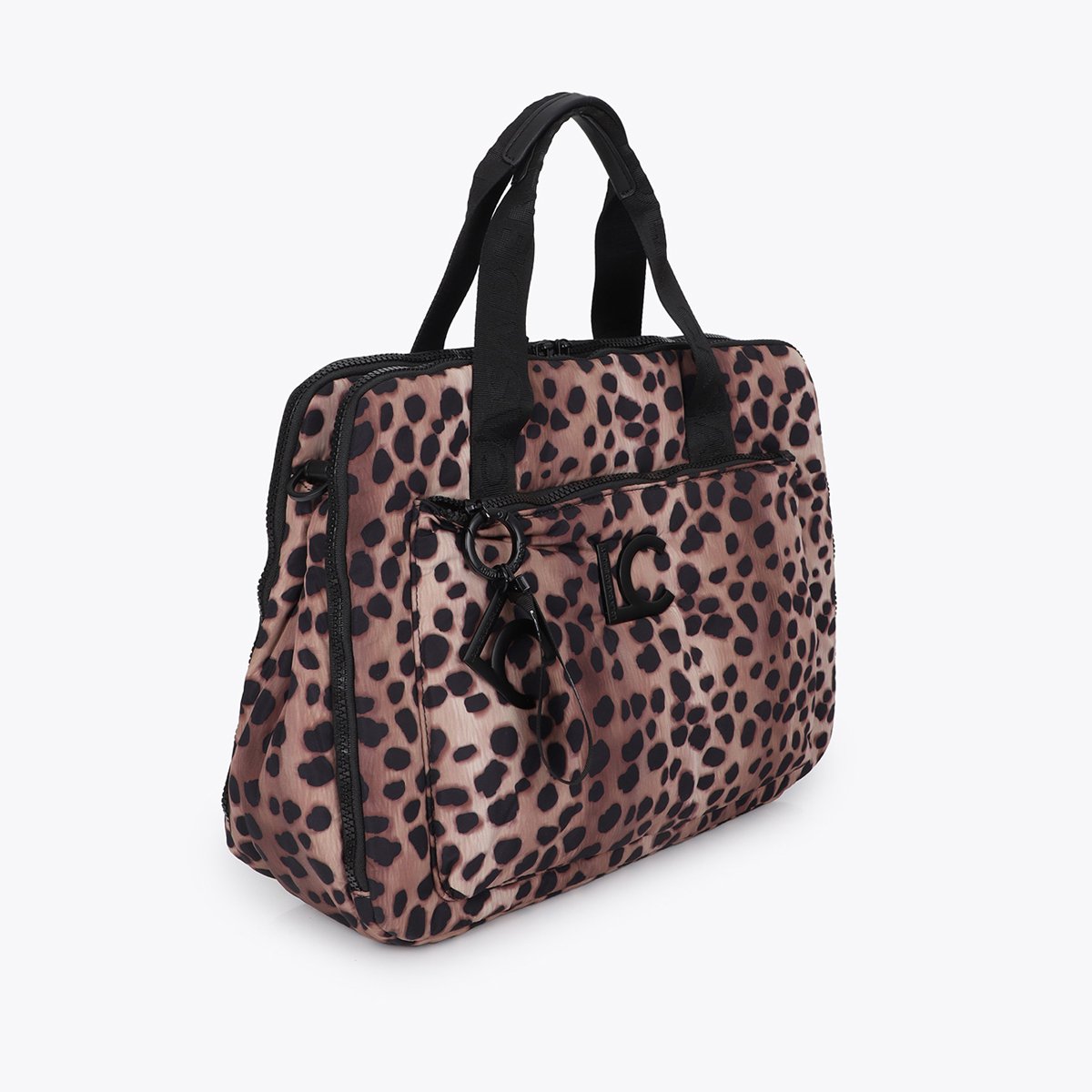 Sac ordinateur imprimé léopard léopard, LOLA CASADEMUNT