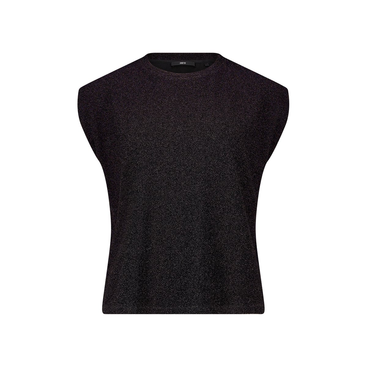 T-shirt au look scintillant black beauty, ZERO