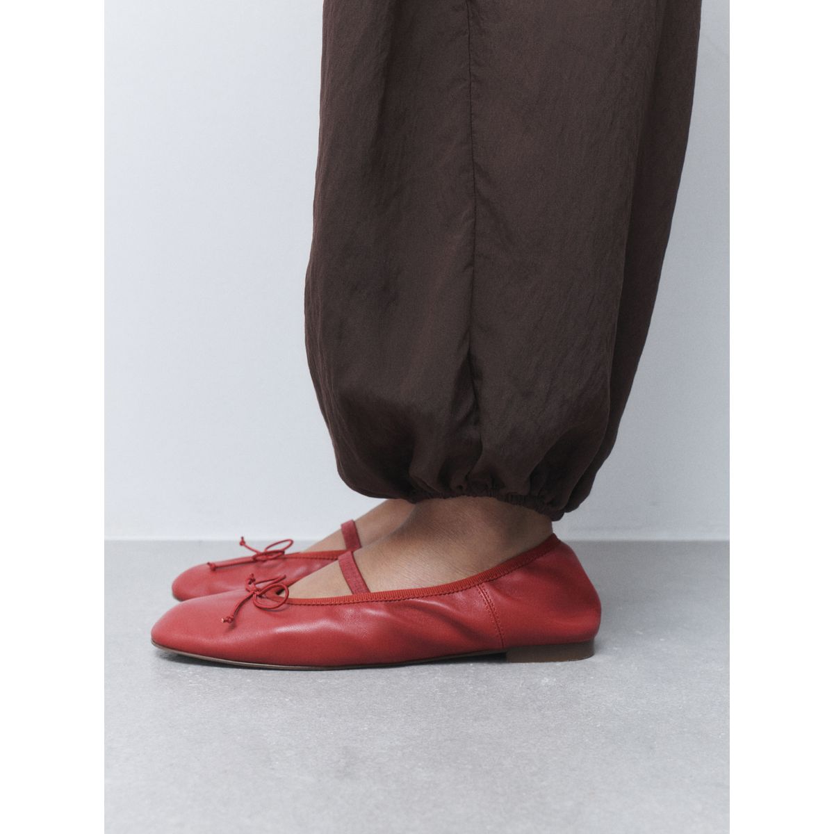 Babies en cuir doux forever comfort® rouge, NEXT