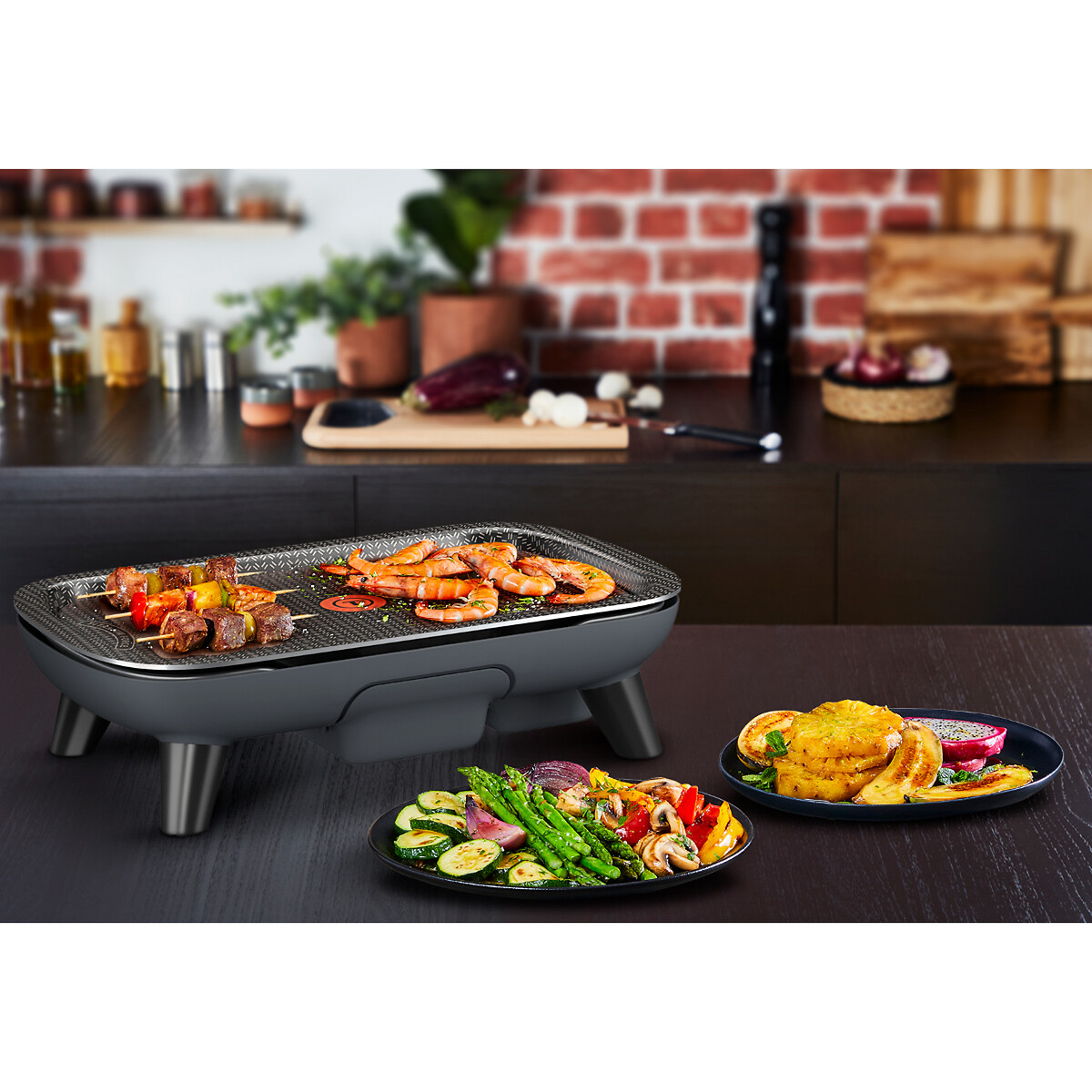 Plancha des saveurs électrique YY4570FB gris, TEFAL