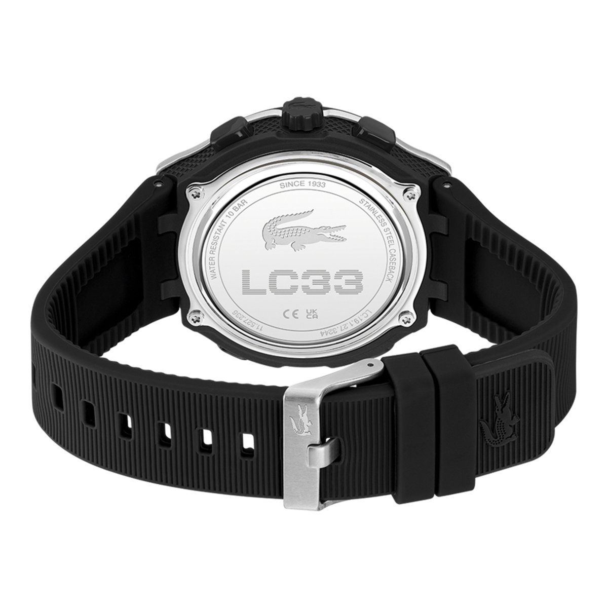 Montre Analogique Digital LC33 argenté noir noir, LACOSTE