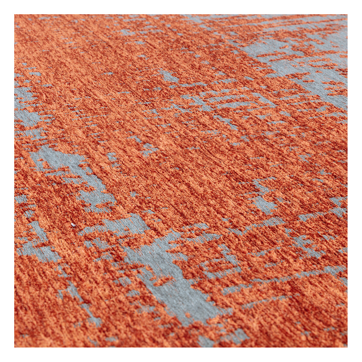 Abstract Chenille Blend Flatweave Rug orange, ÉDITÉ