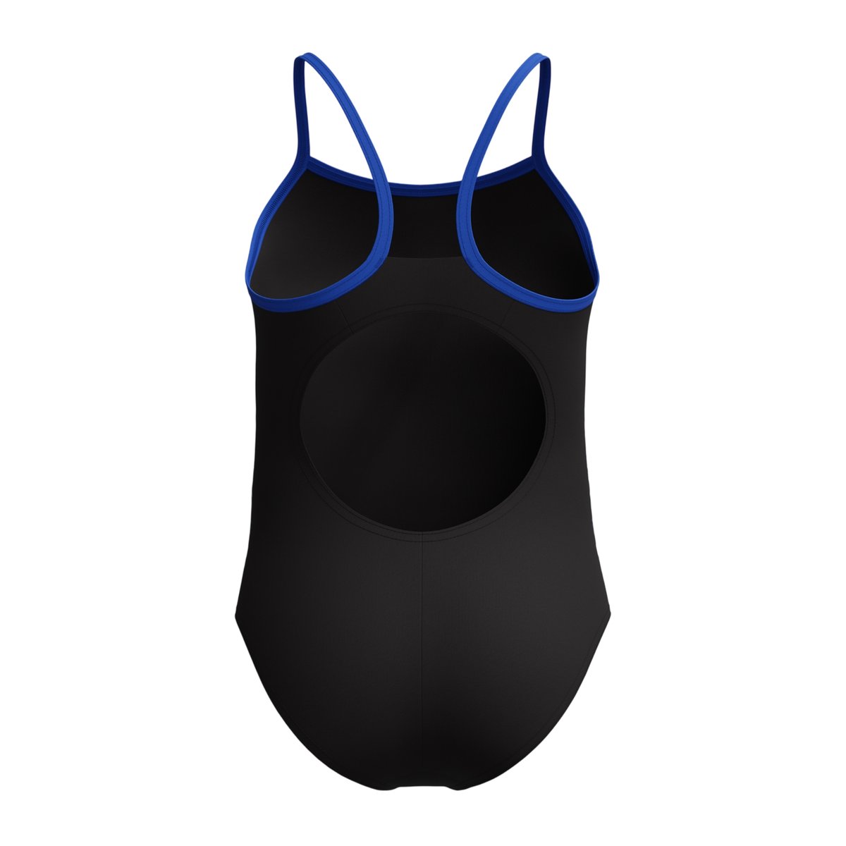 Maillot de bain 1 pièce à bretelles fines motif/style logo PLACEMENT noir, SPEEDO
