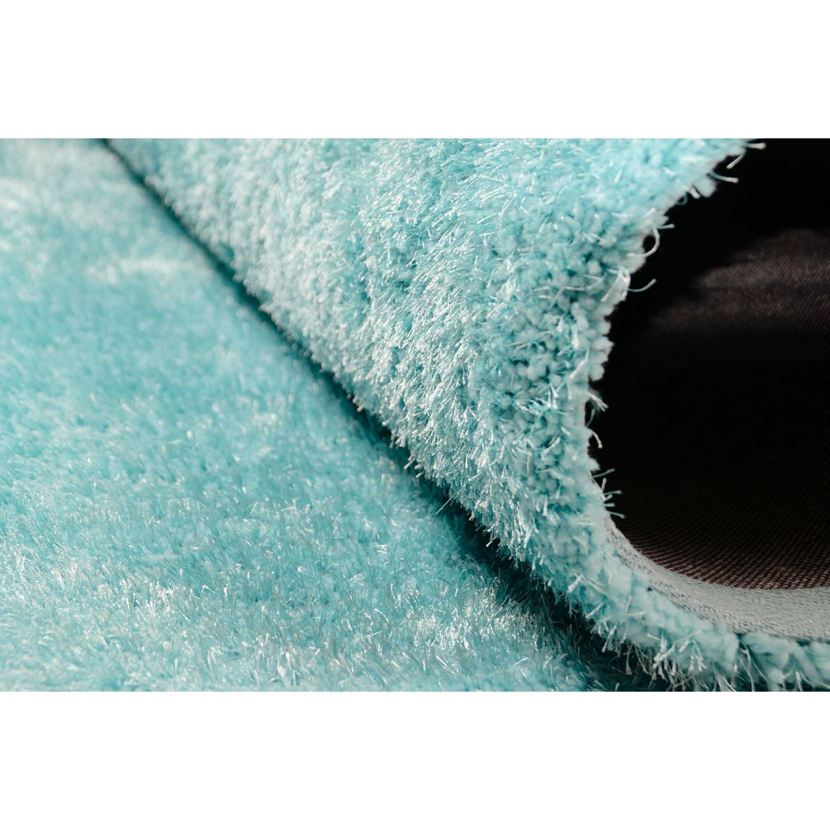 Tapis Shaggy SOFT brillant à poils longs anthracite, TOM TAILOR