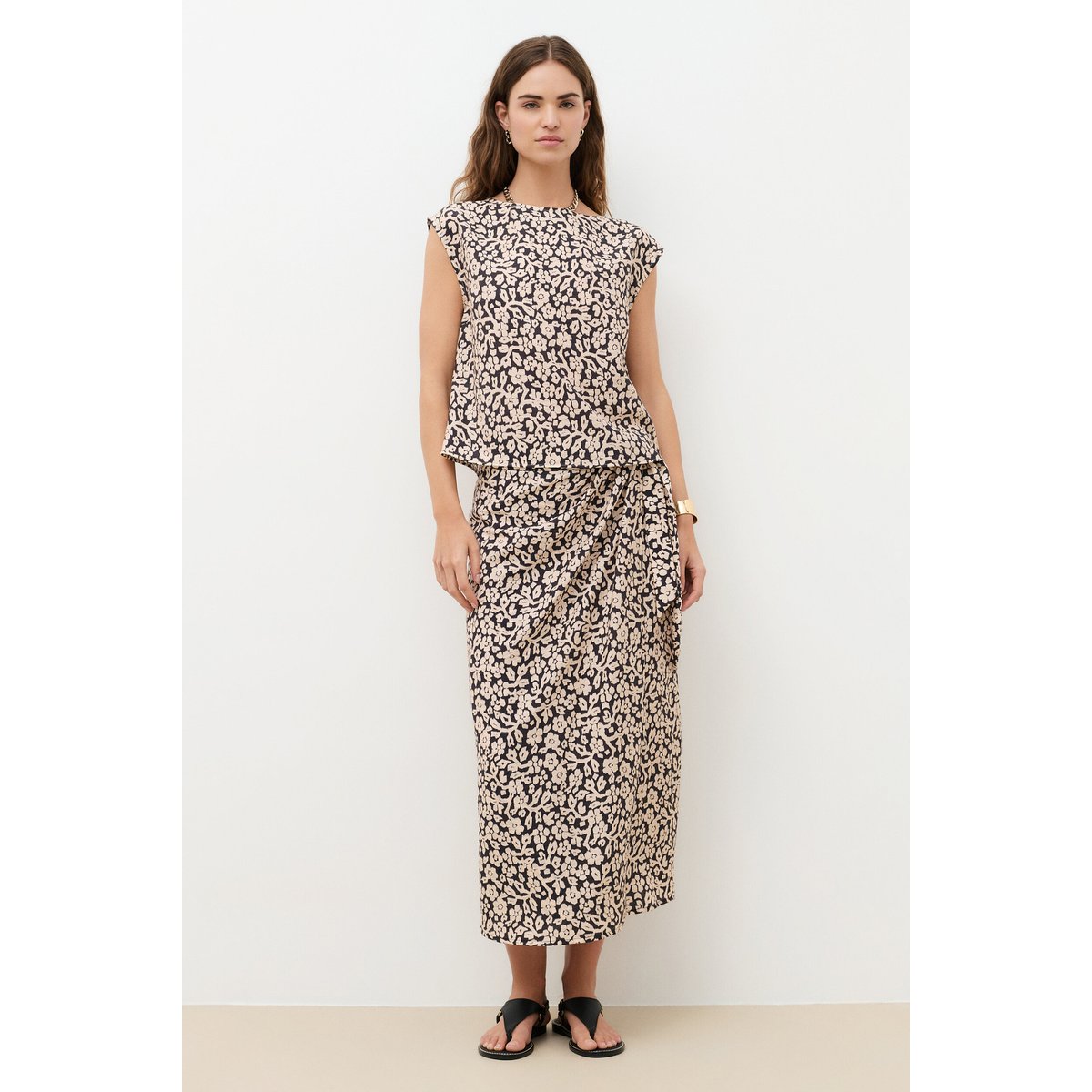 Chemise Celeste noir, CAROLL