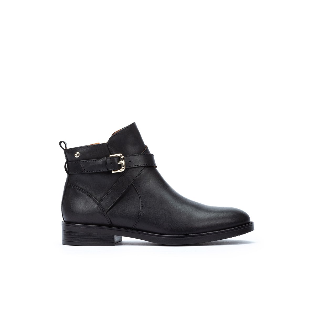 Bottines plates cuir Puertollano black, PIKOLINOS