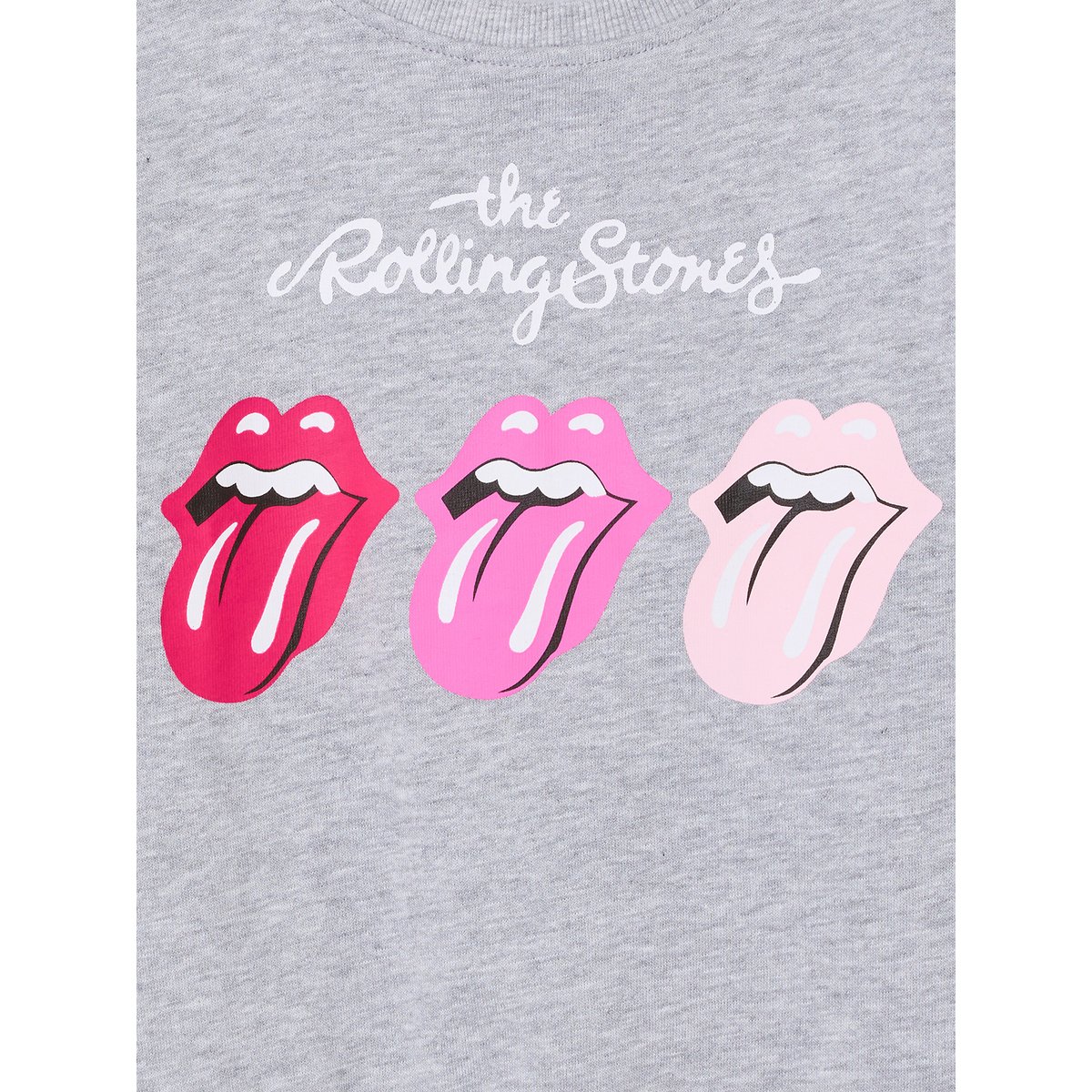 Sweat Rolling Stones gris chiné, VERTBAUDET