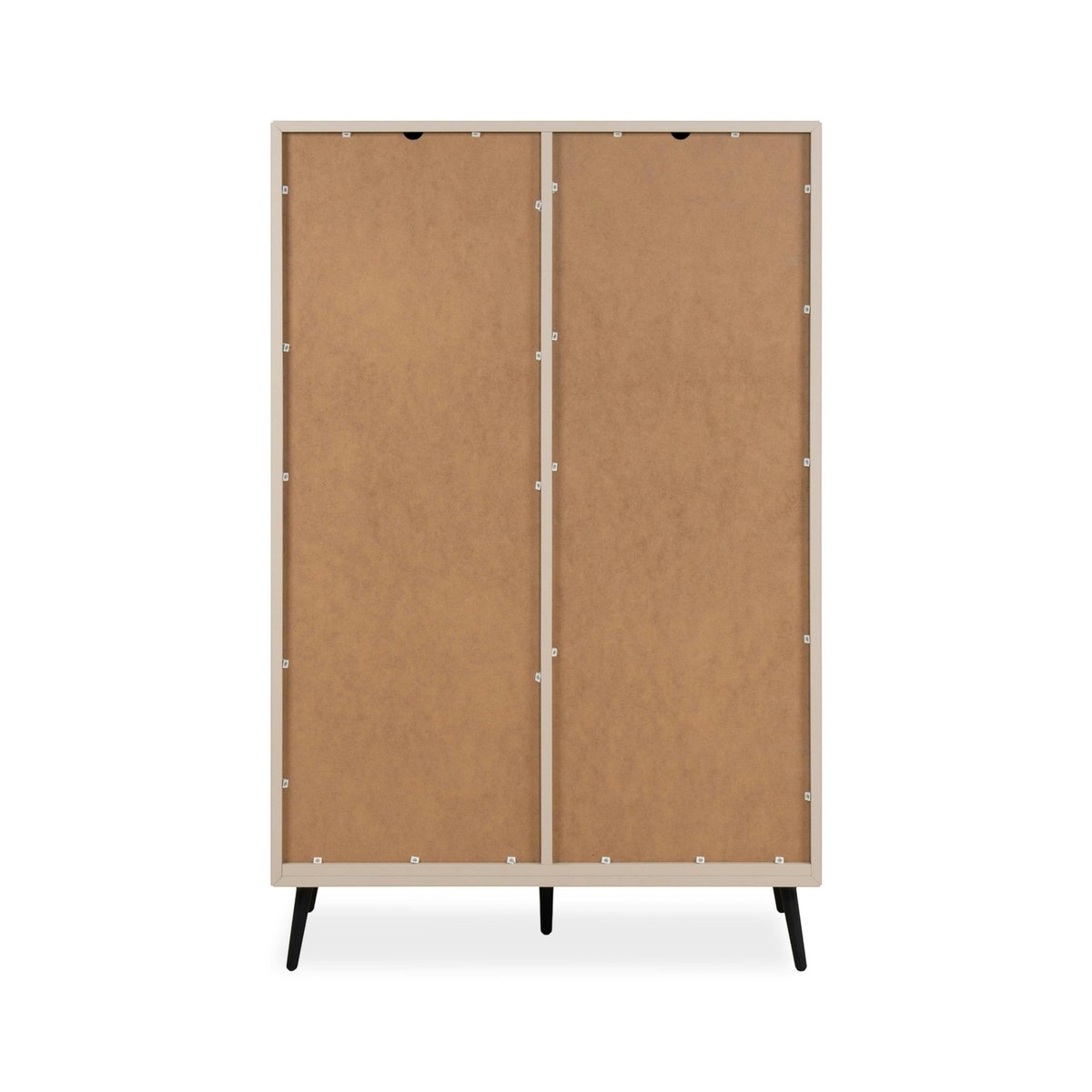 Buffet haut taupe 4 portes 2 tiroirs AVIO beige, PIER IMPORT
