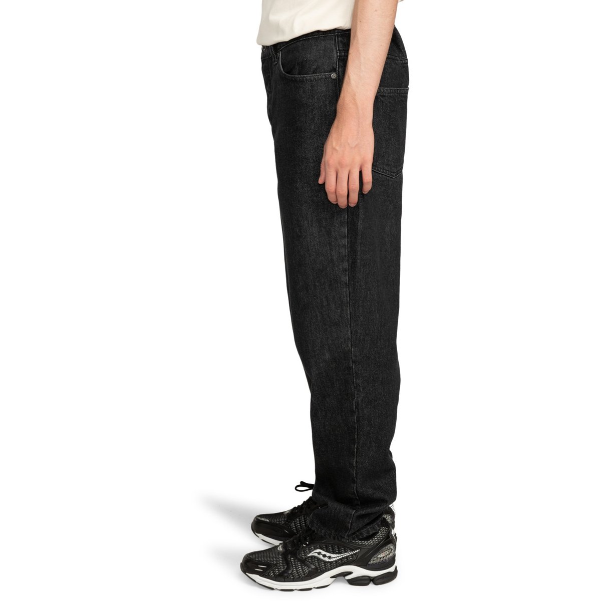 Jean fuselé RELAX noir washed black, ELEMENT