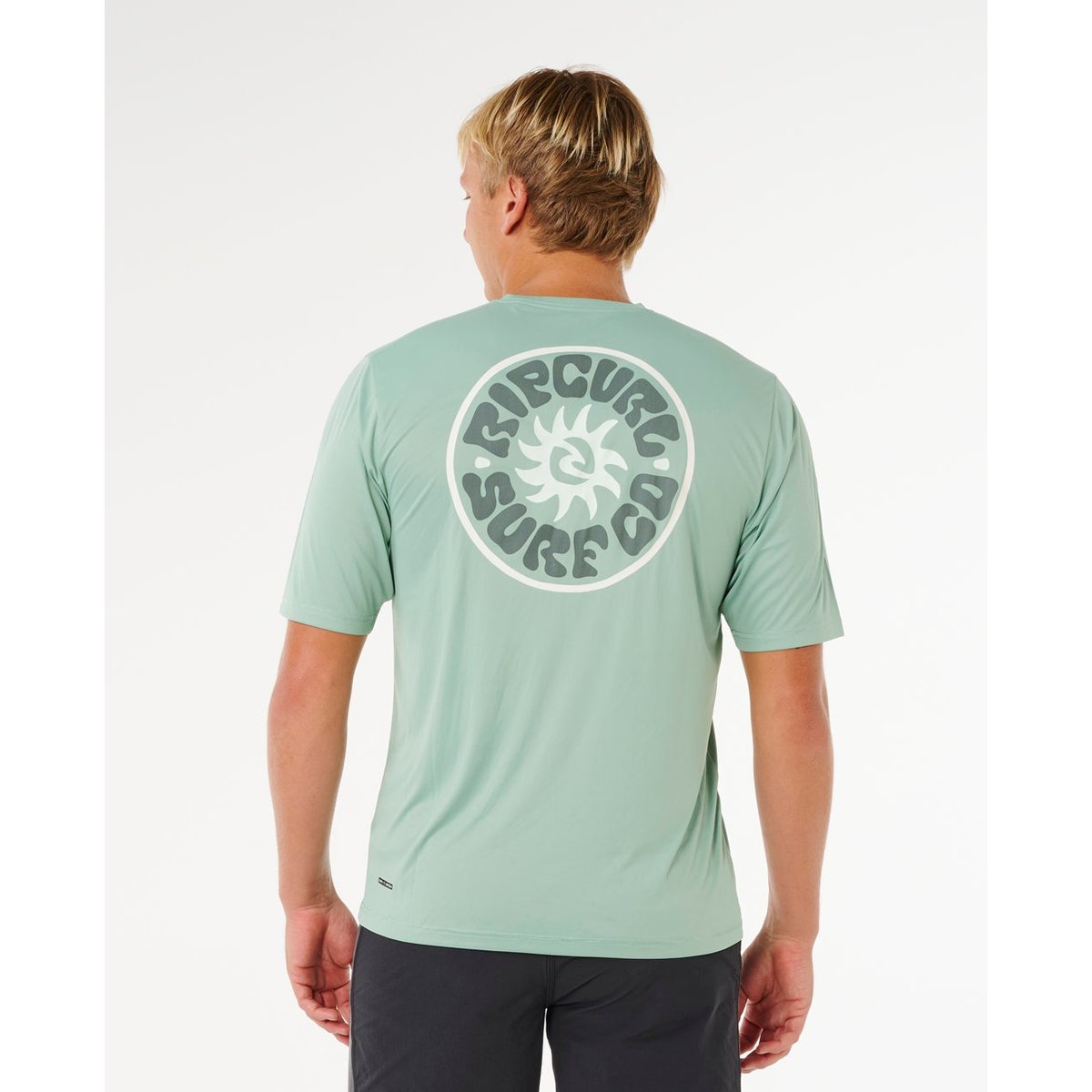 T-shirt anti-UV Pacific Rinse Surflite manches courtes aloe, RIP CURL