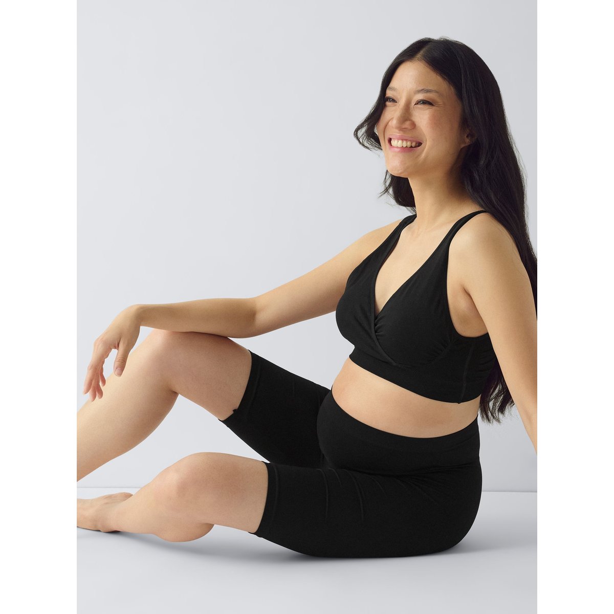 Short Sans Coutures noire - black, ONLY