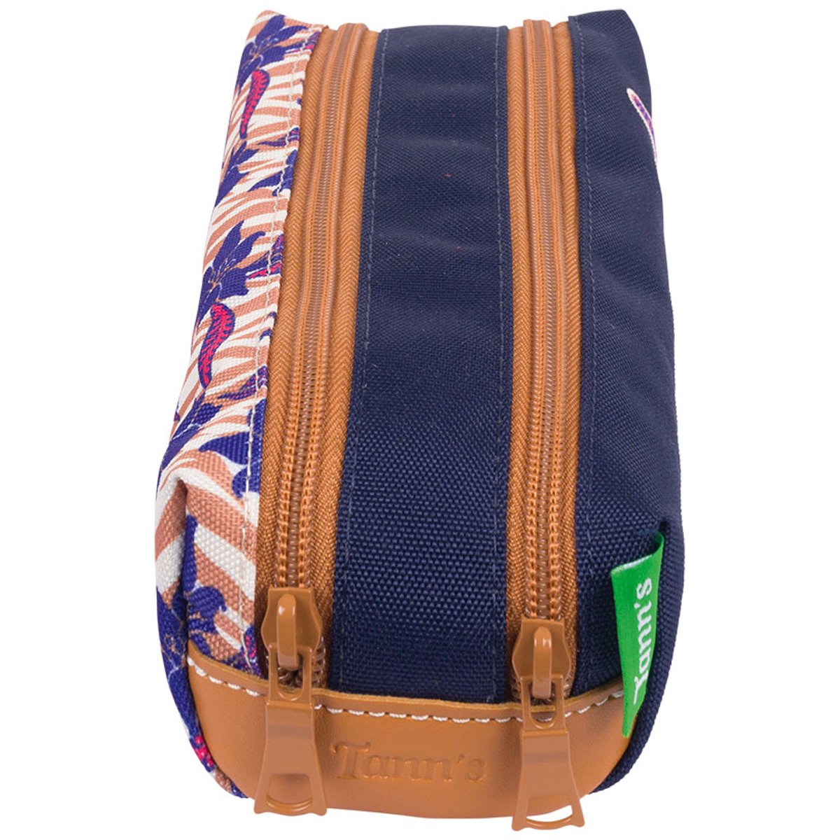 Trousse double compartiment violet, TANN'S