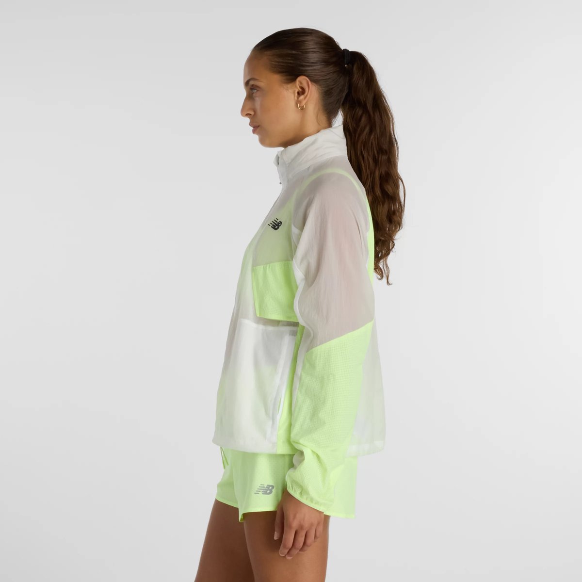 RC Jacket Veste col rond manches longues. vert - afg, NEW BALANCE