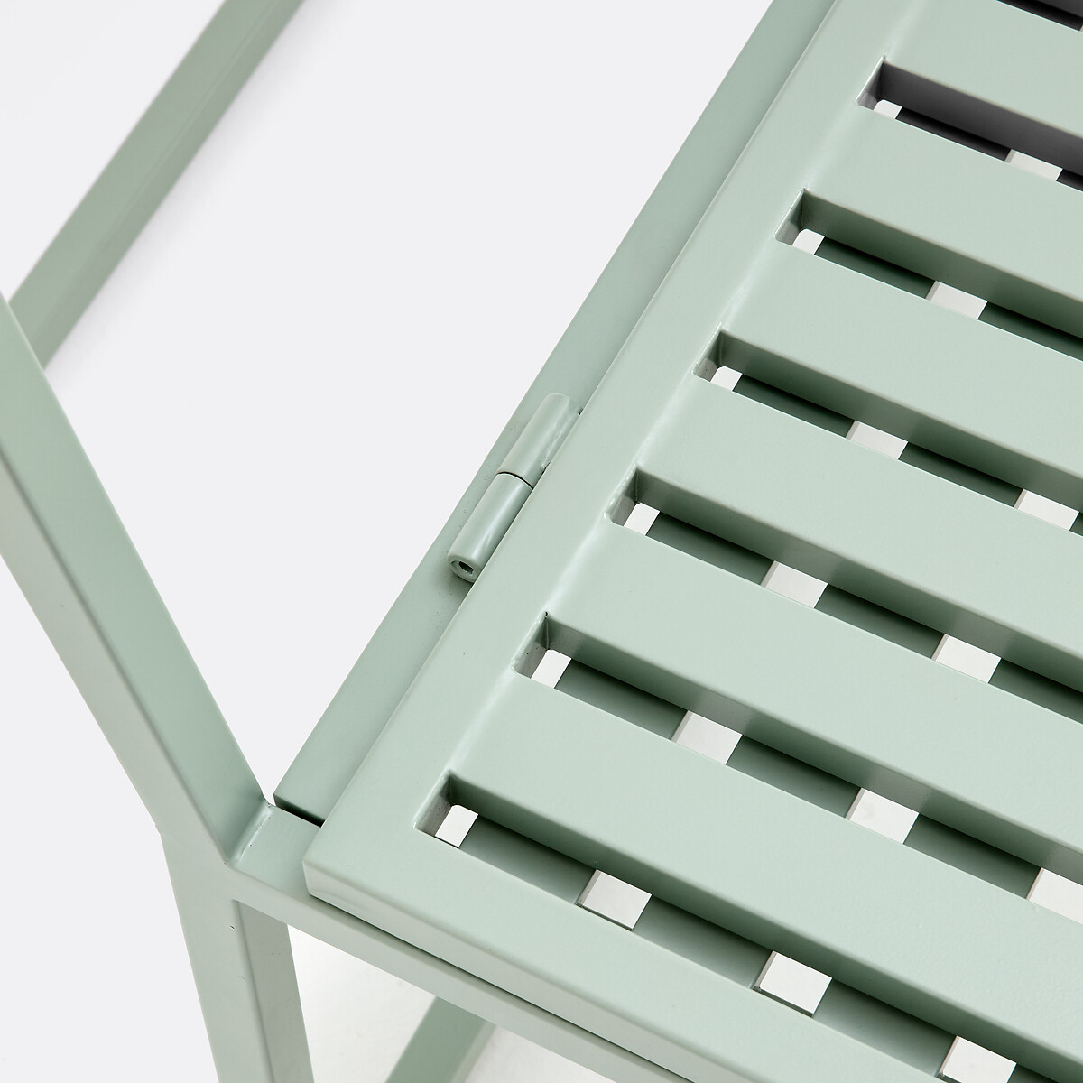 Talia Steel Garden Table Bench sage green, LA REDOUTE INTERIEURS