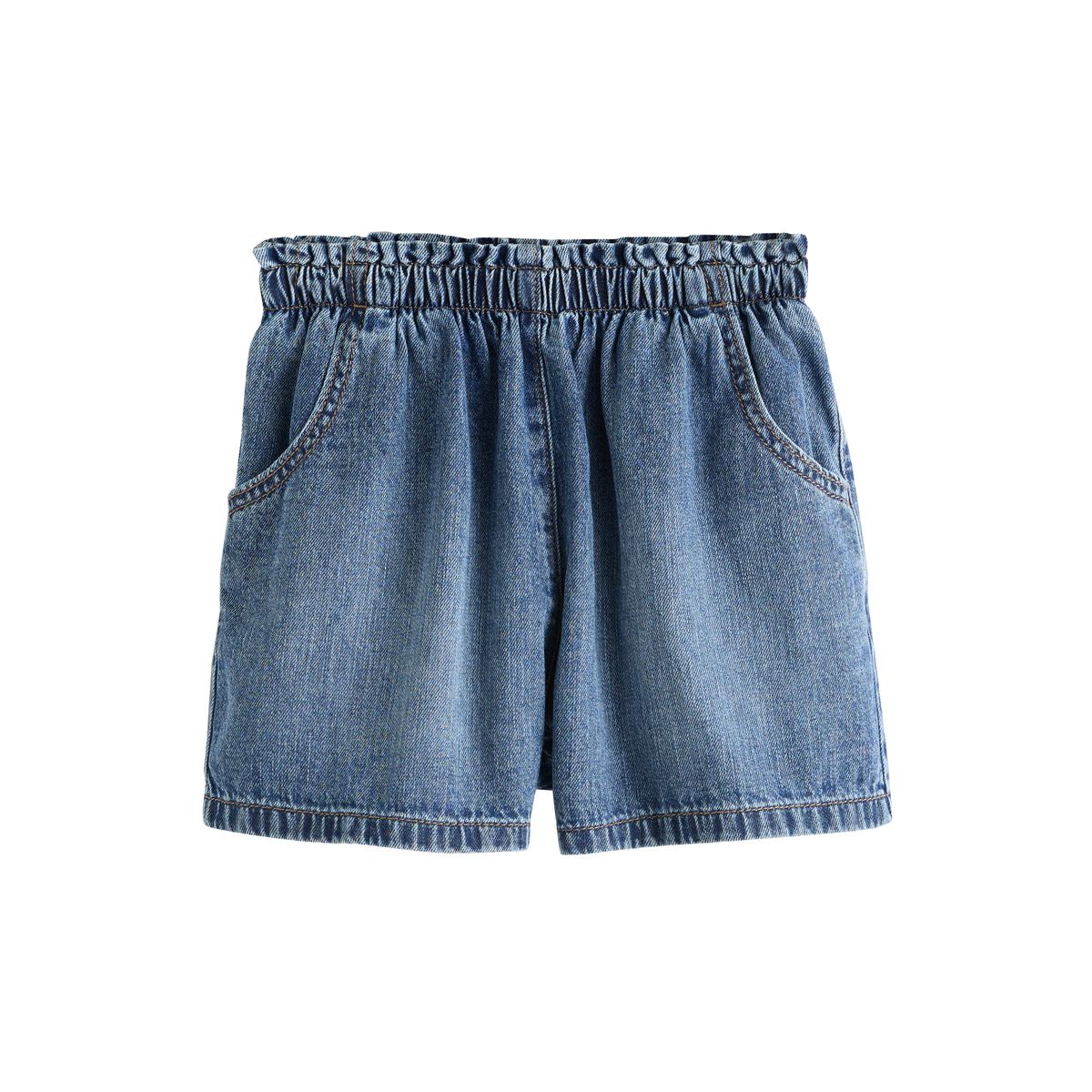 Short à enfiler, lot de 2 denim délavé clair/délavé moyen, NEXT