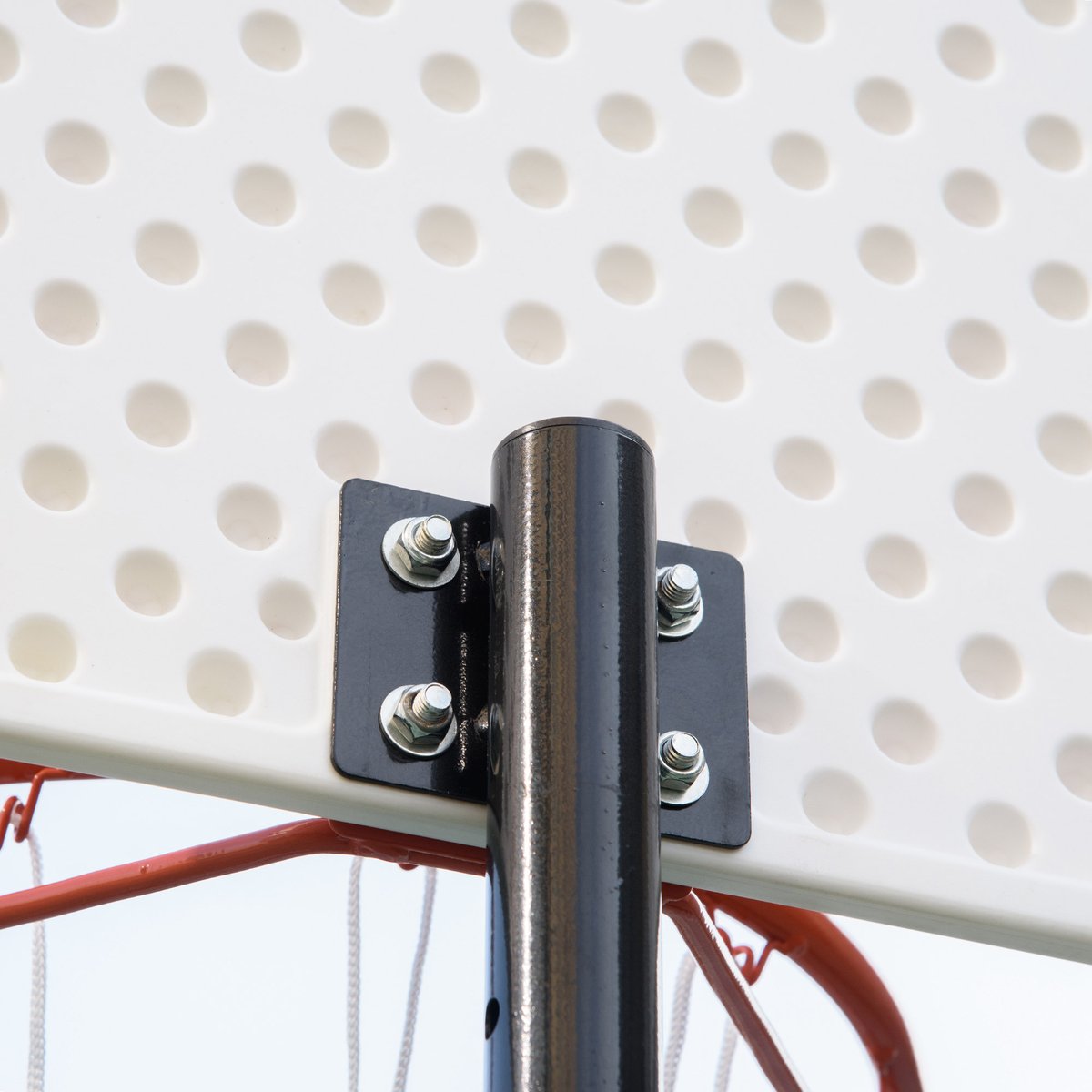 Panier de Basket-Ball sur pied blanc, HOMCOM