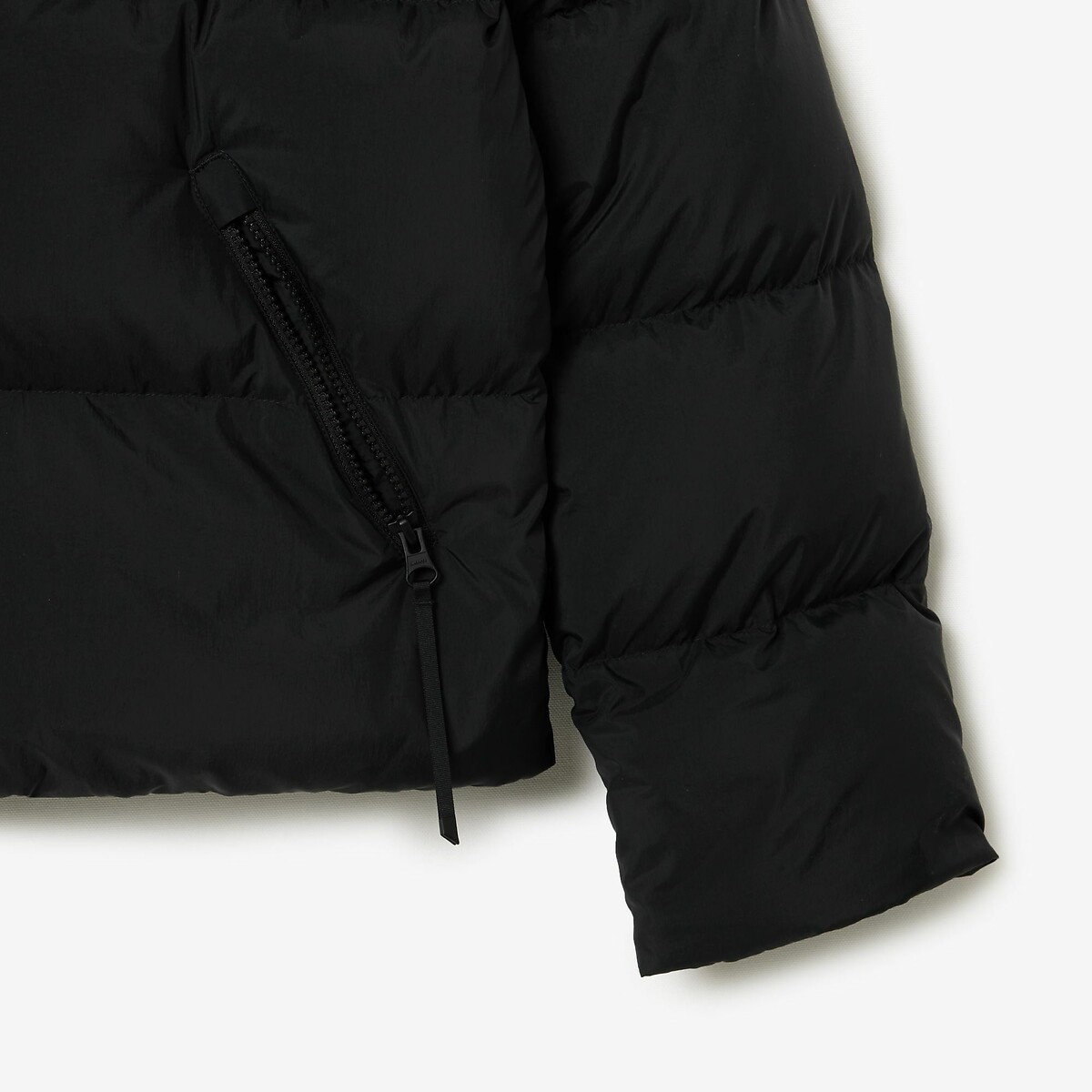 Korte donsjas met kap zwart, LACOSTE