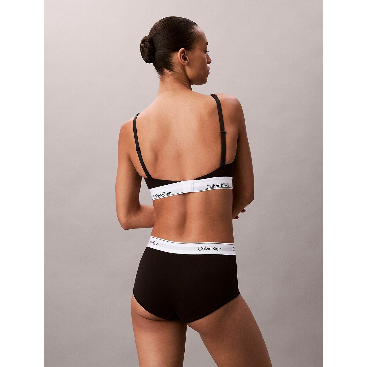 Short ICON COTTON MODAL noir, CALVIN KLEIN UNDERWEAR