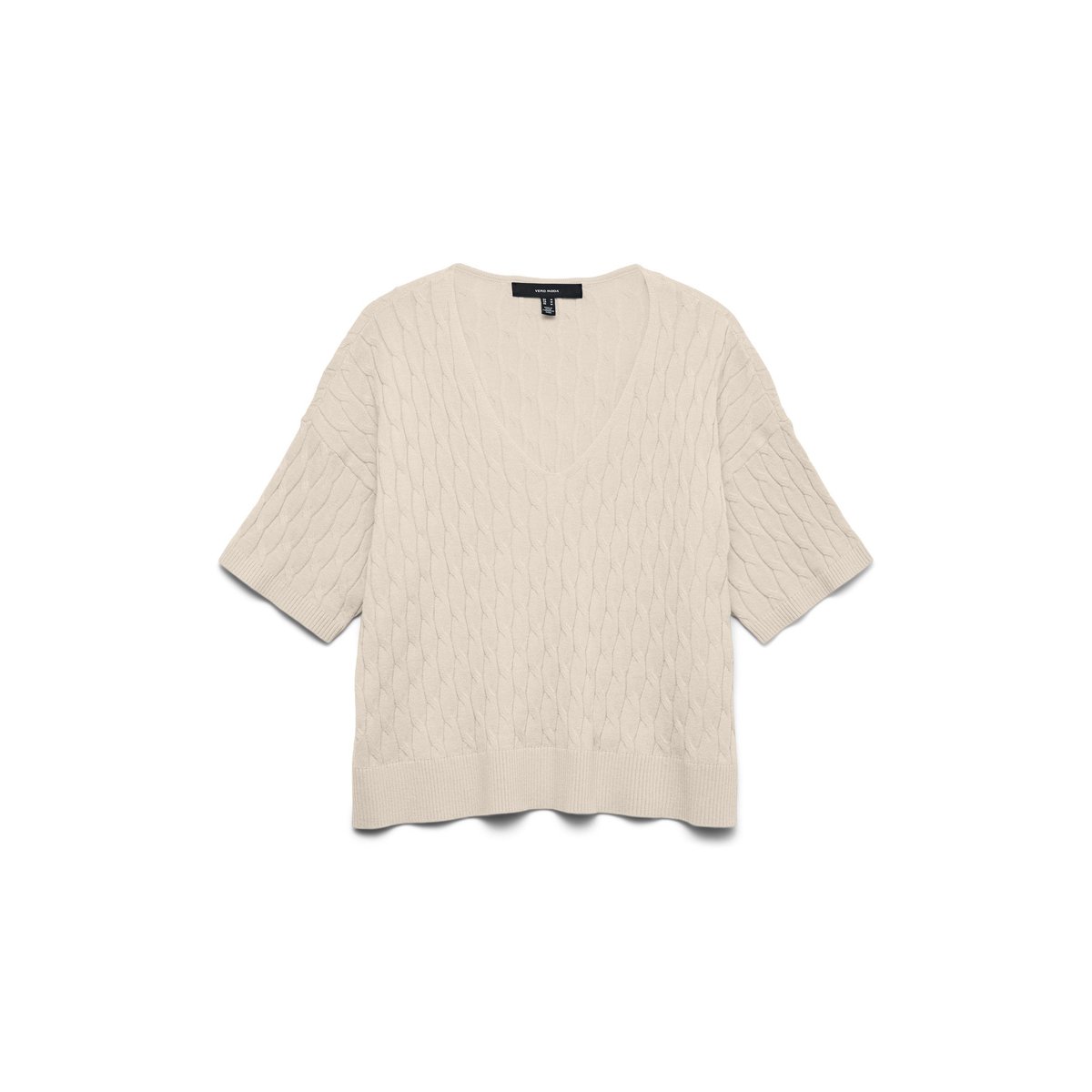T-Shirt En Maille birch, VERO MODA