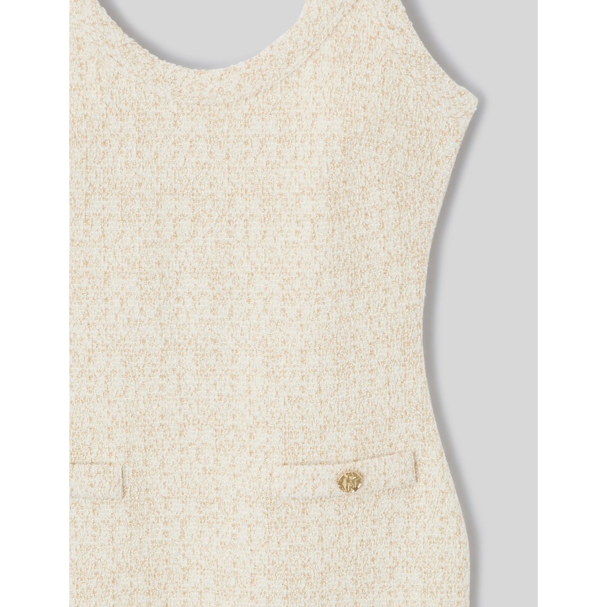 Robe en maille naturel, BZB