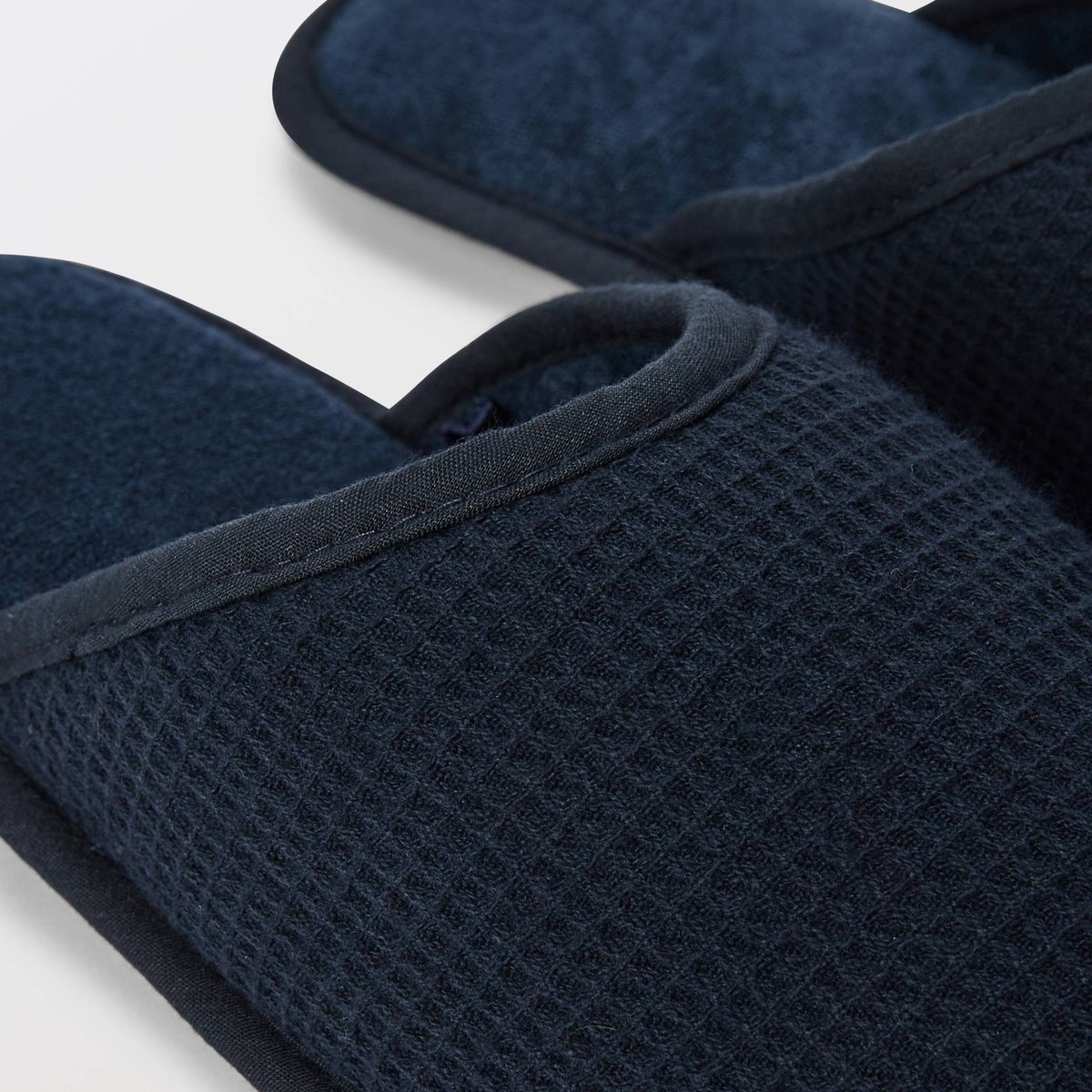 Mules unies en nid d'abeille marine, MONOPRIX