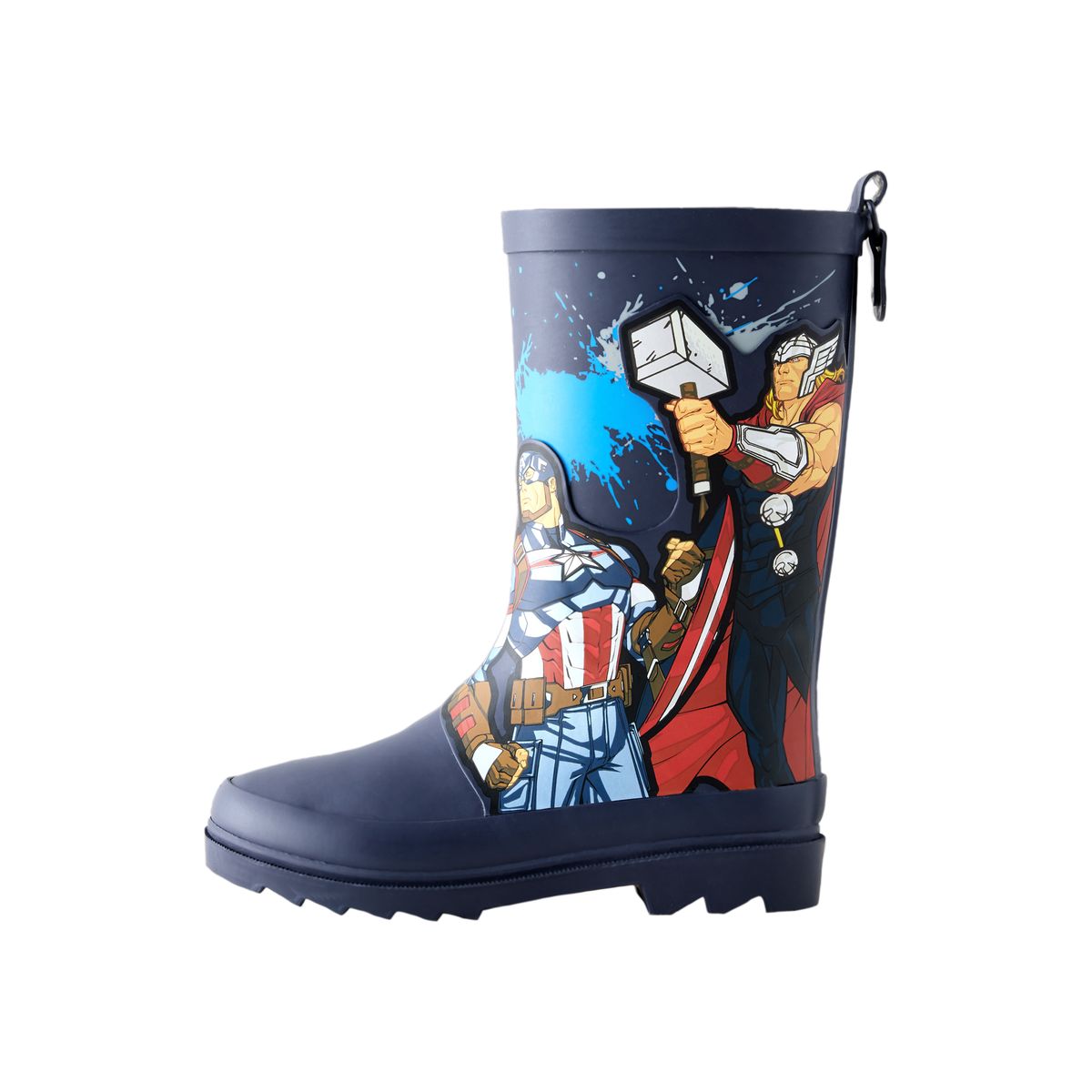 Bottes de pluie en caoutchouc marvel bleu marine, NEXT