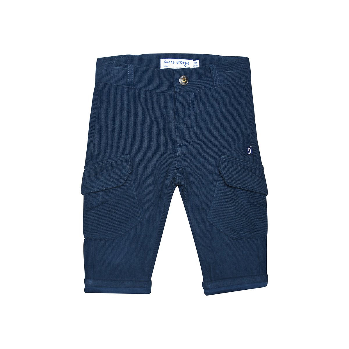 Sweat pantalon ismaËl velours cotele bebe gris, SUCRE D'ORGE