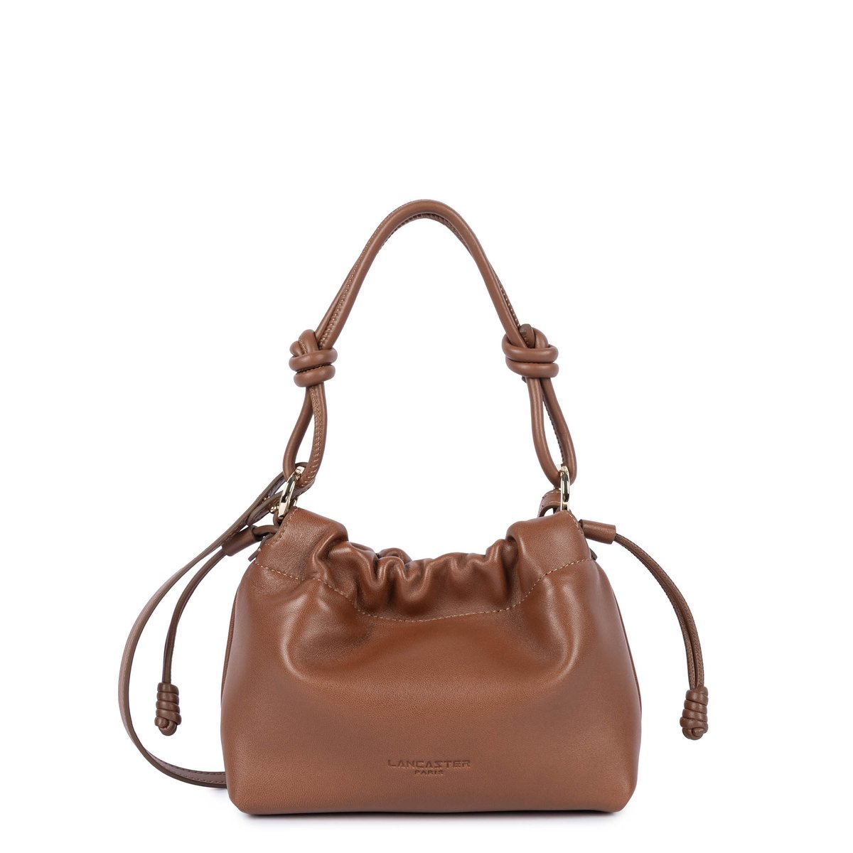 Petit sac besace LUSH cognac, LANCASTER