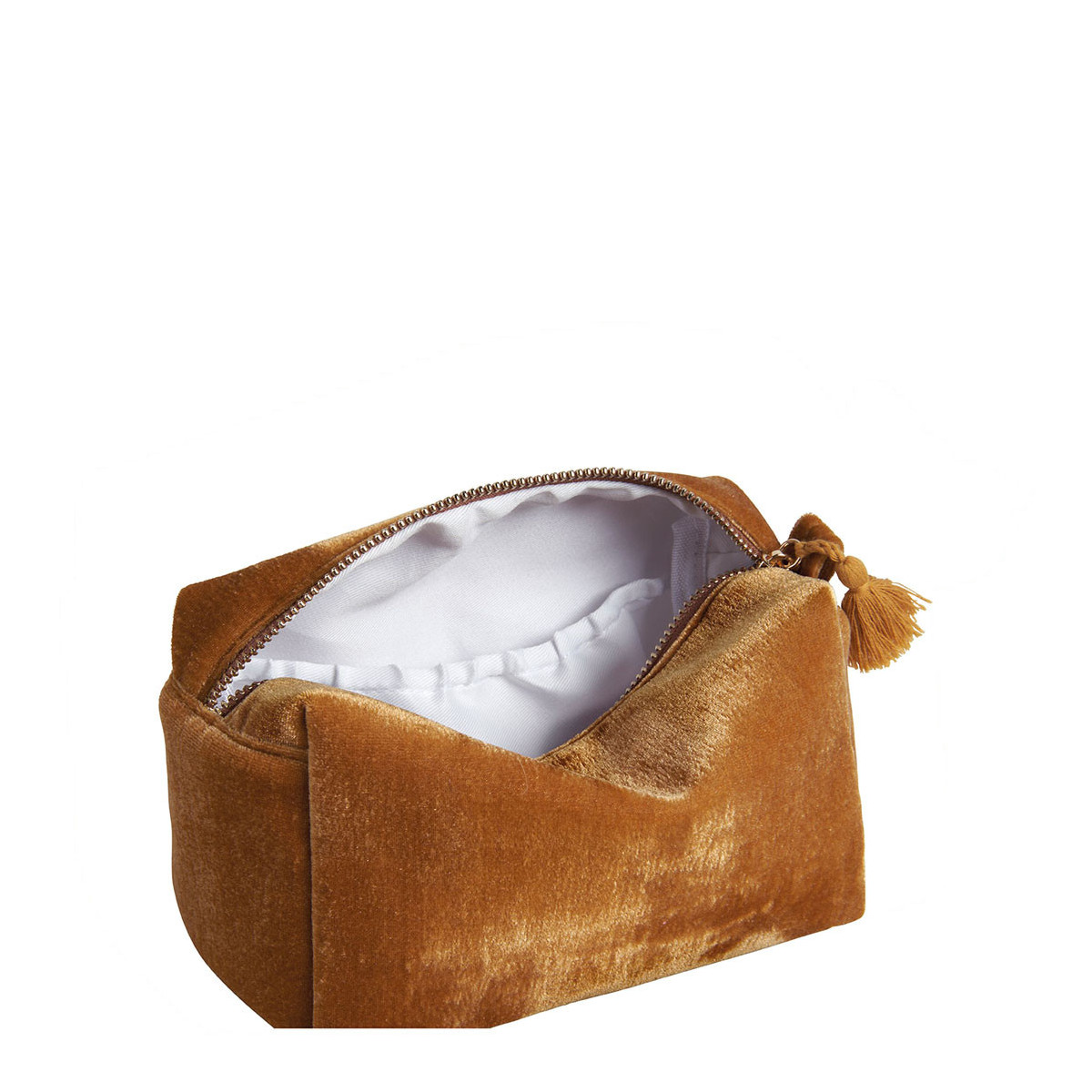 Trousse de toilette rectangulaire jaune, MATHILDE M