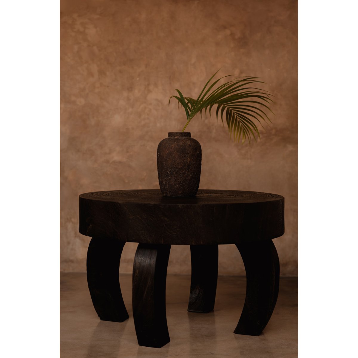 Table basse en bois OCTO CHIC marron foncé, BAZAR BIZAR